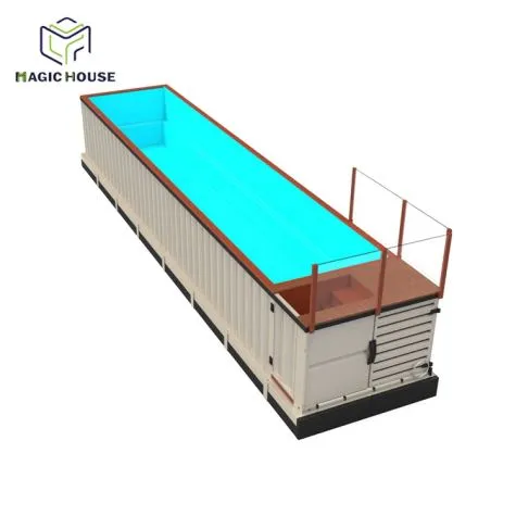 Building Fiberglass Sea Shipping Container Pools
